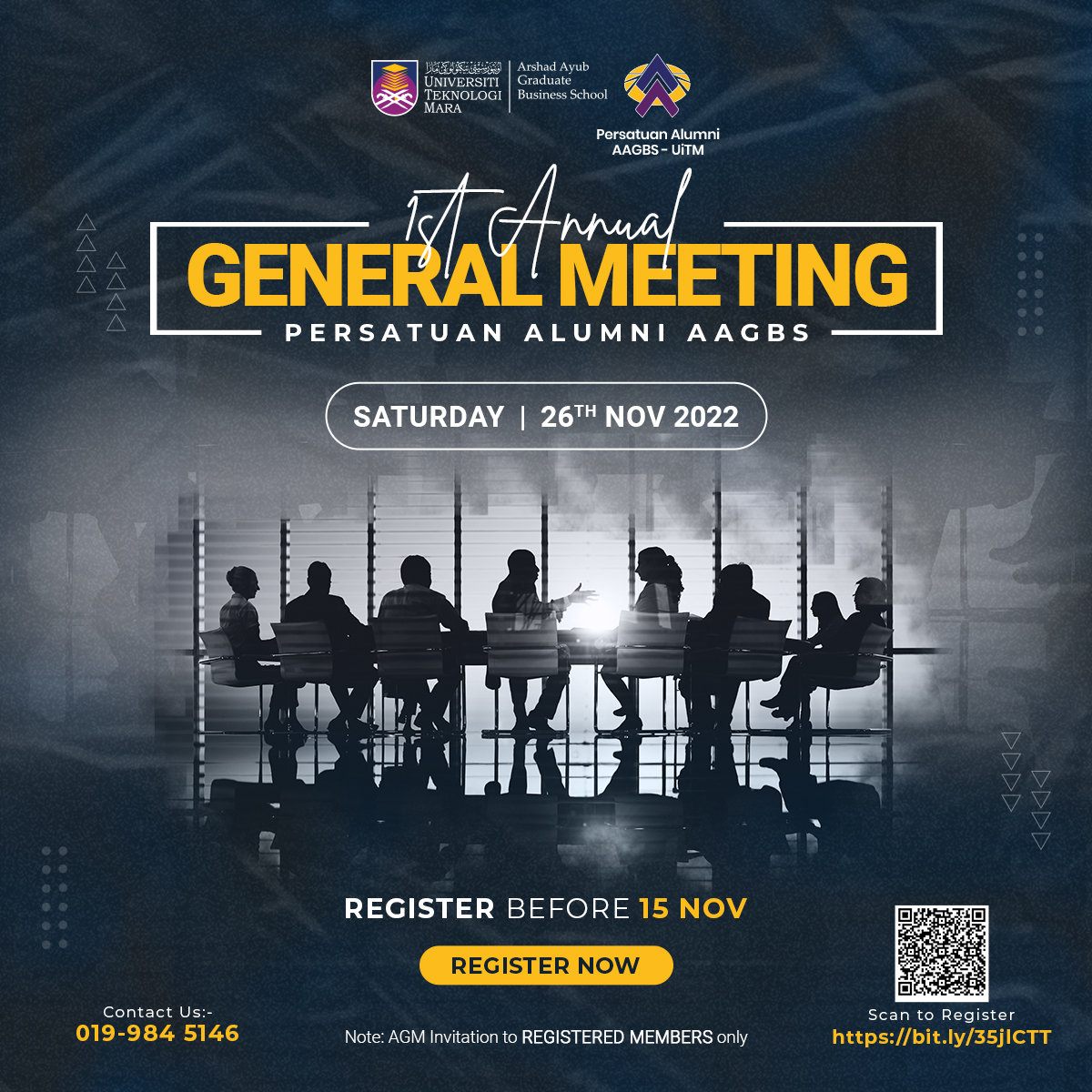 1st Annual General Meeting (AGM) - Persatuan Alumni AAGBS UiTM
