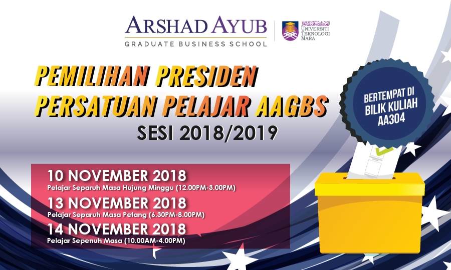 Pemilihan Presiden Persatuan Pelajar AAGBS Sesi 2018/2019