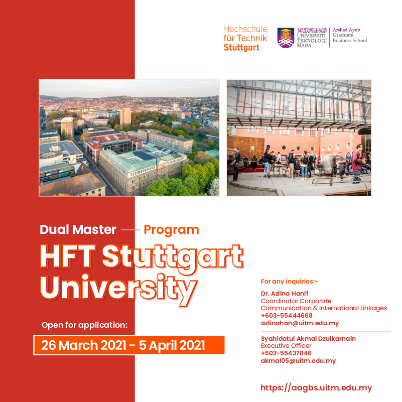 AAGBS-HFT Stuttgart University Dual Master Program in Germany