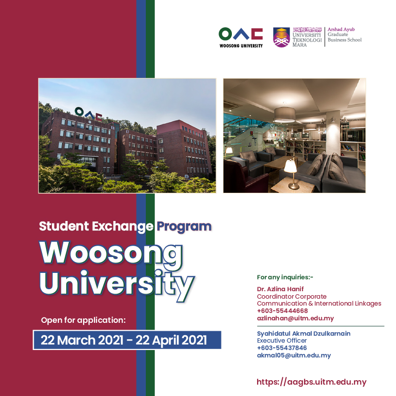 AAGBS-Woosong University Student Exchange Program in Korea