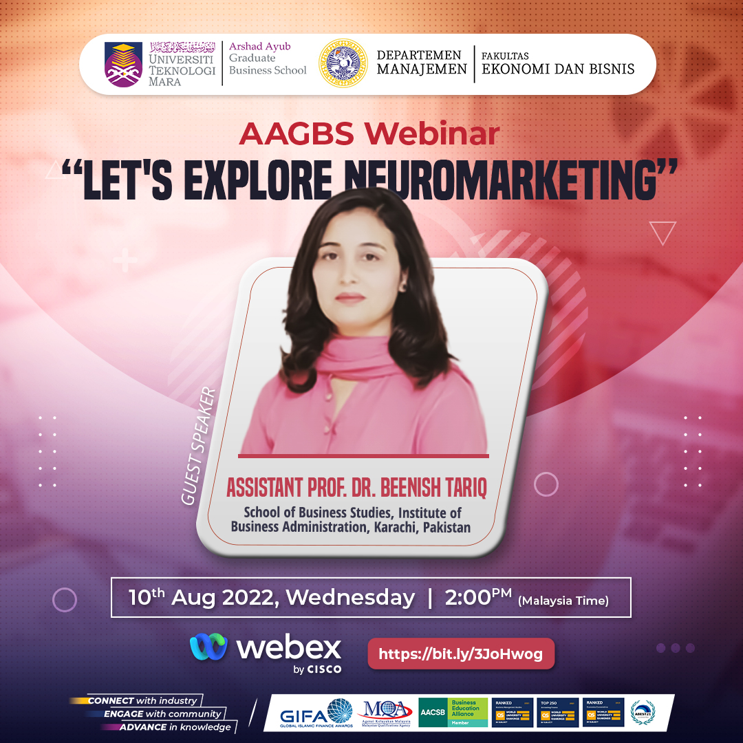 AAGBS Webinar - "Let's Explore Neuromarketing"