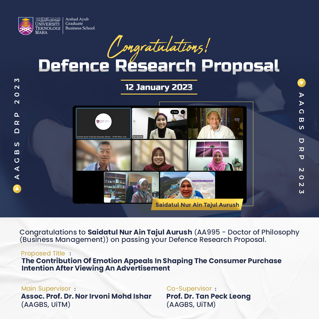 Defence Research Proposal (DRP) - Saidatul Nur Ain Tajul Aurush