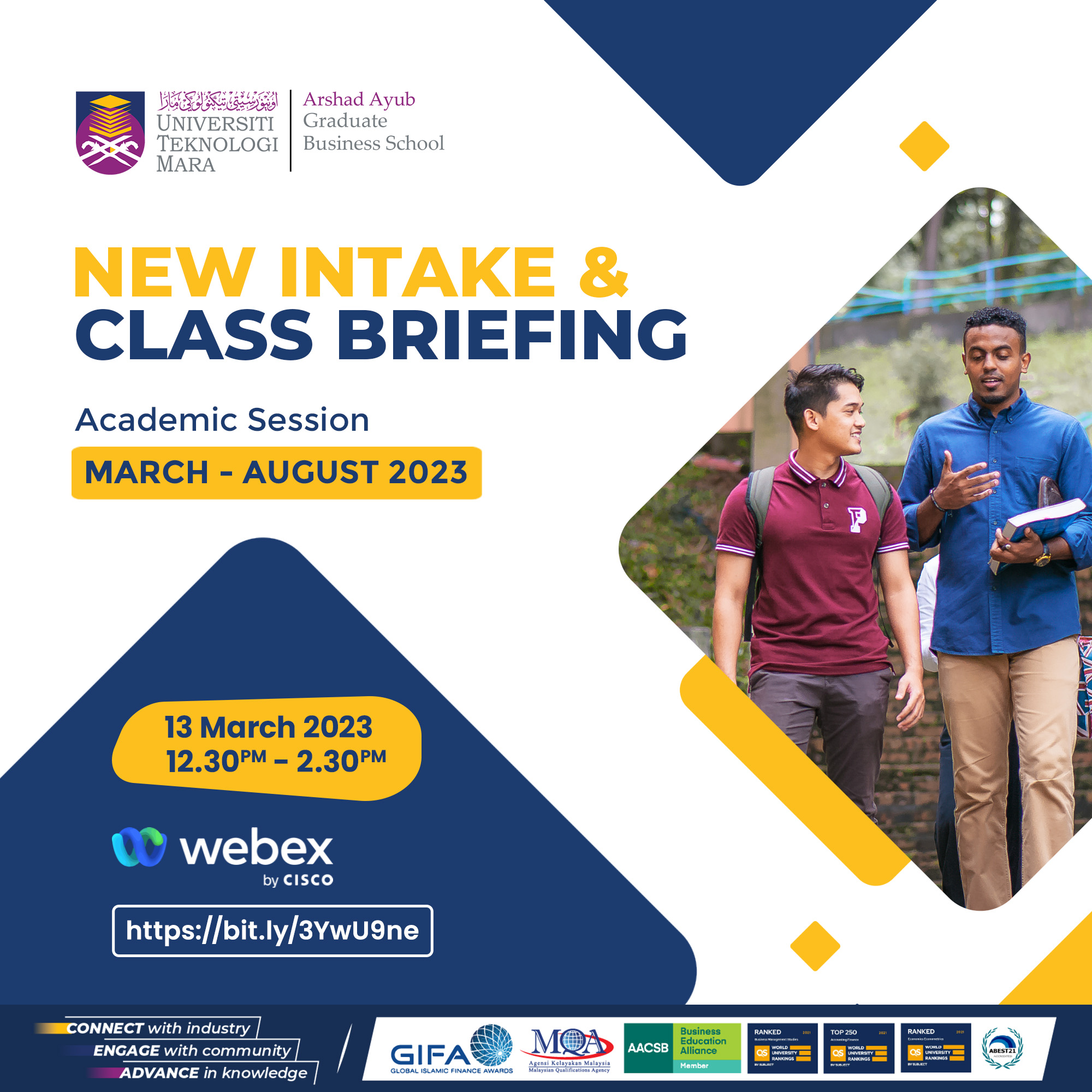 New Intake & Class Briefing (Academic Session March - Aug 2023)