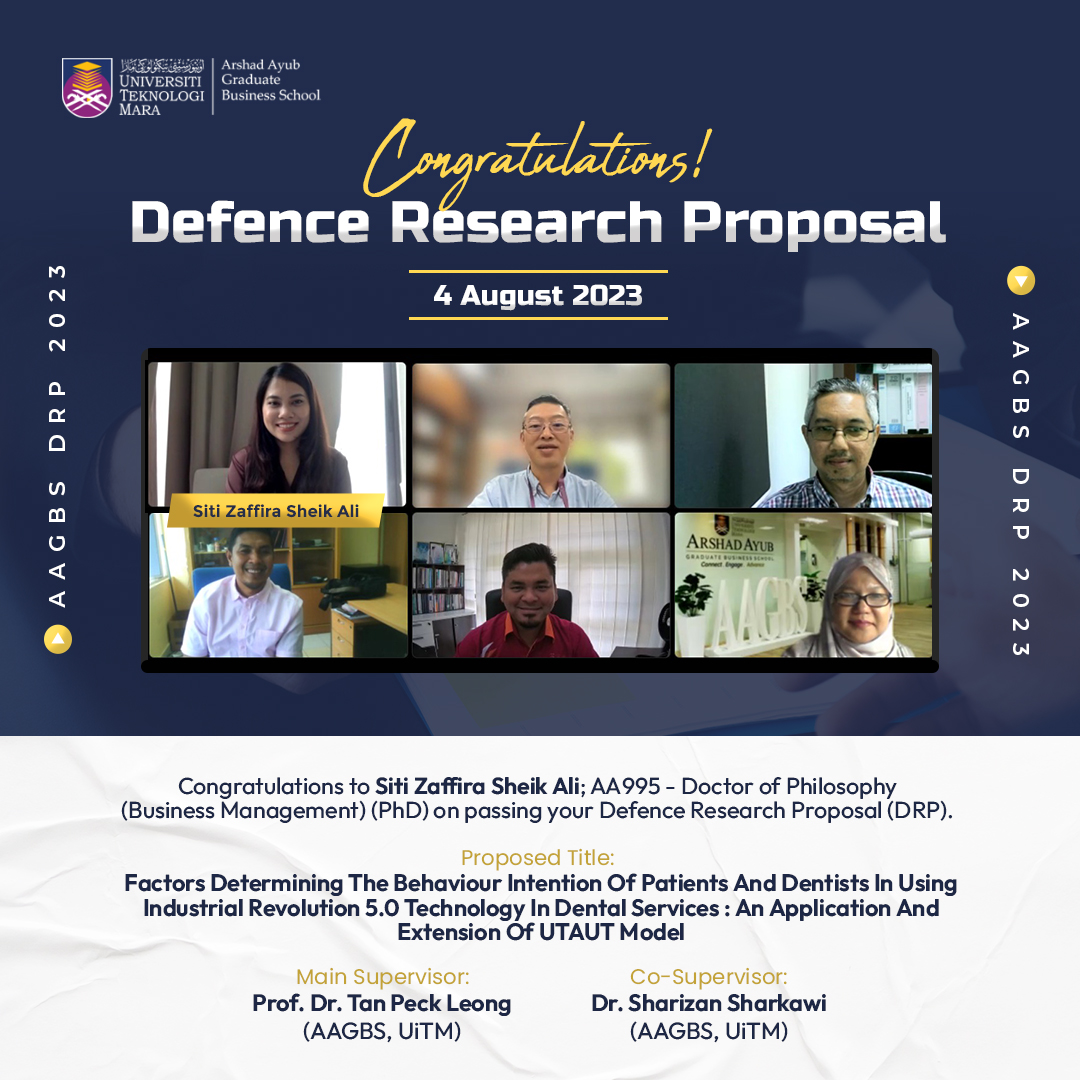 Defence Research Proposal (DRP) - Siti Zaffira Binti Sheik Ali