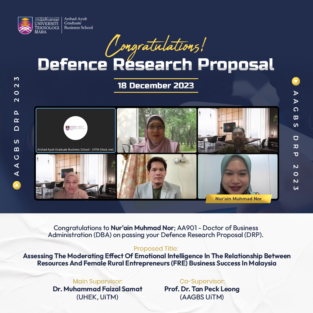 Defence Research Proposal (DRP) - Nur'ain Muhmad Nor