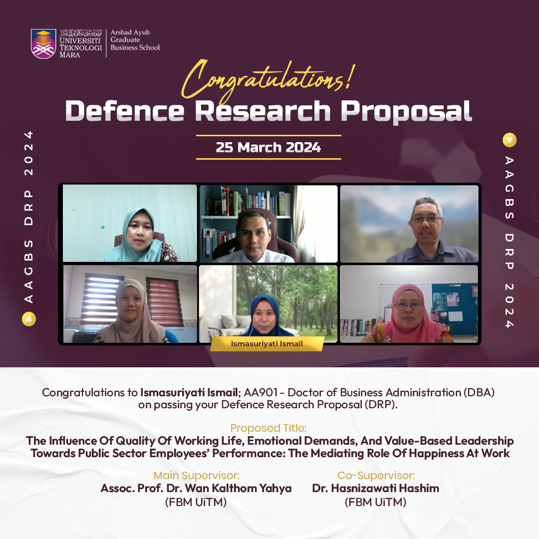 Defence Research Proposal (DRP) - Ismasuriyati Ismail